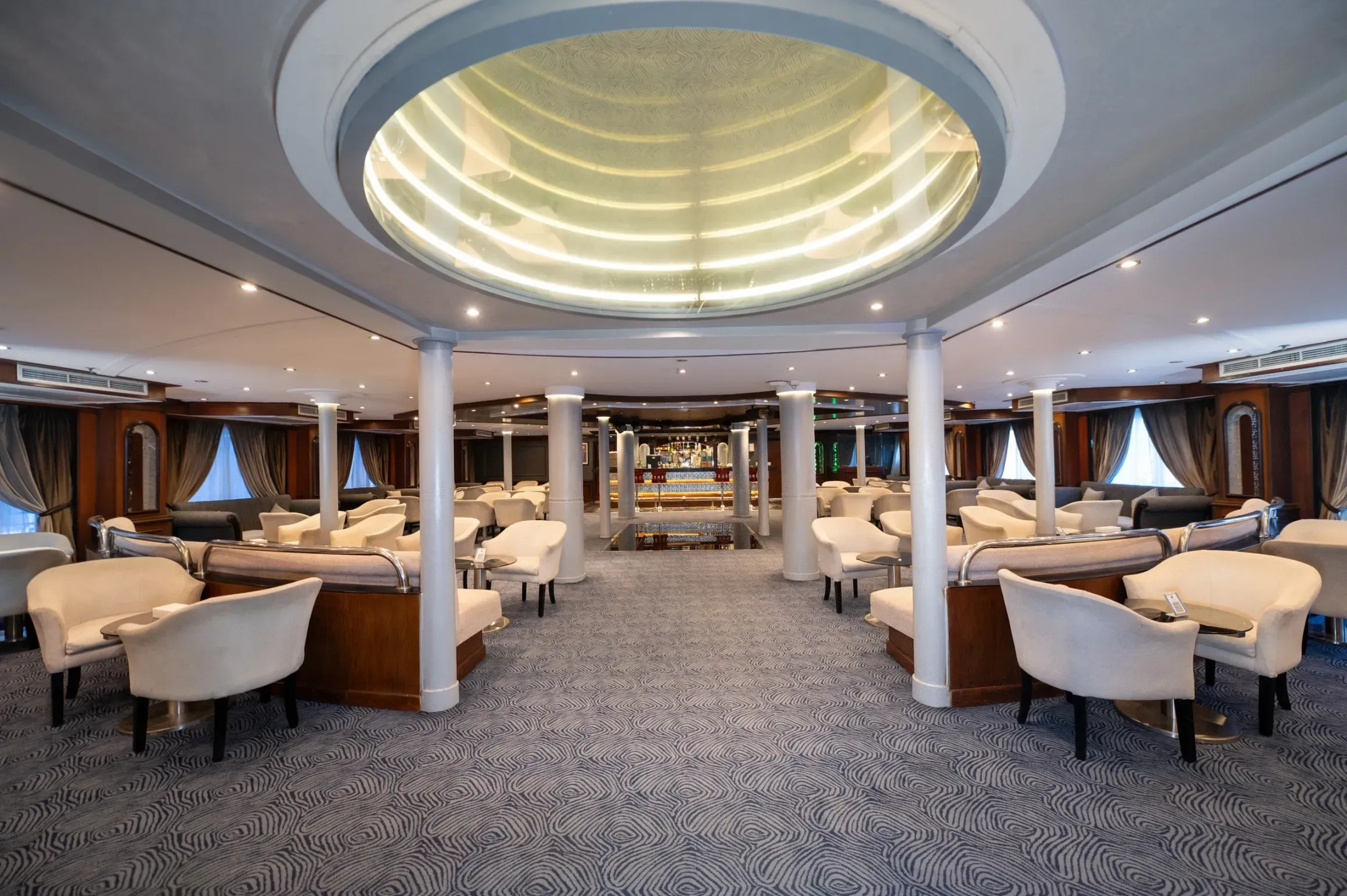 Lounge aboard the Nile Story Nile Cruise Nile cruise